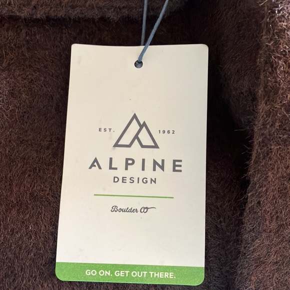 ALPINE DESIGN Women's Wayfarer Fleece Shirt Jacket. Chocolate Brown. Size XXL. - Picture 6 of 13